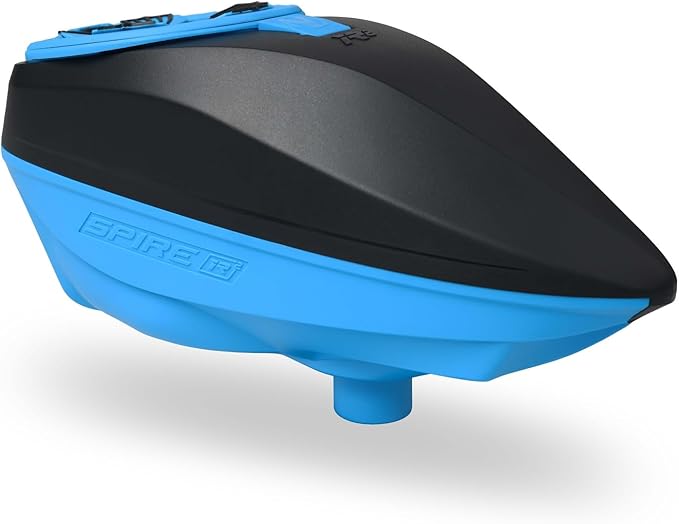 VIRTUE Spire IR² Electronic Paintball Loaders/Hoppers -SE Speed Feed Black Cyan