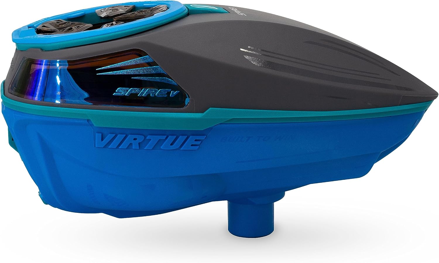 VIRTUE Spire V Electronic Paintball Loaders/Hoppers - Stealth Sky