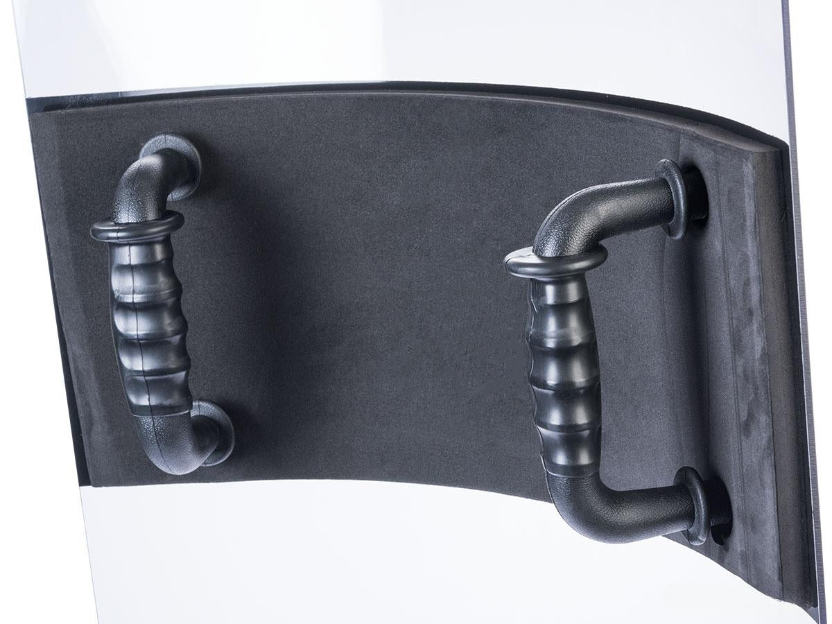 Evike Airsoft - Clear Defender Protective BB Blocker Evike Logo/Dual Handle