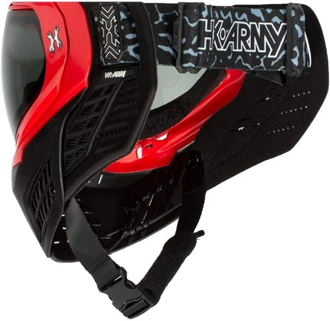 HK Army Paintball KLR Thermal Anti-Fog Mask/Goggles (Blackout Red)