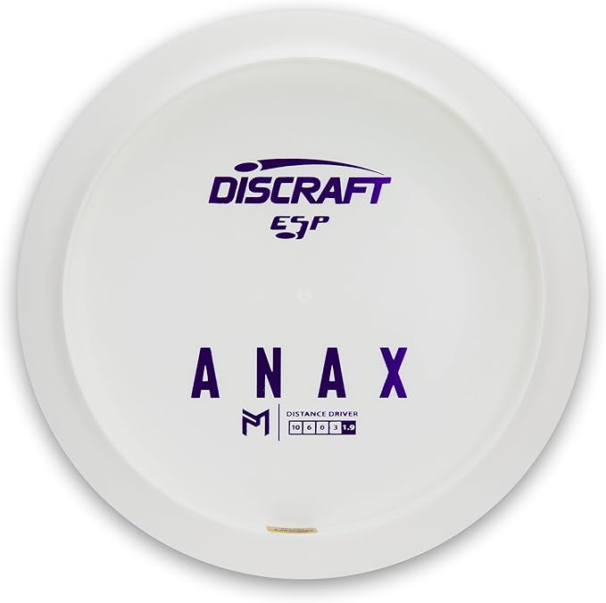 Discraft Paul McBeth White ESP Anax 170-172 Gram Distance Driver Disc Golf Disc