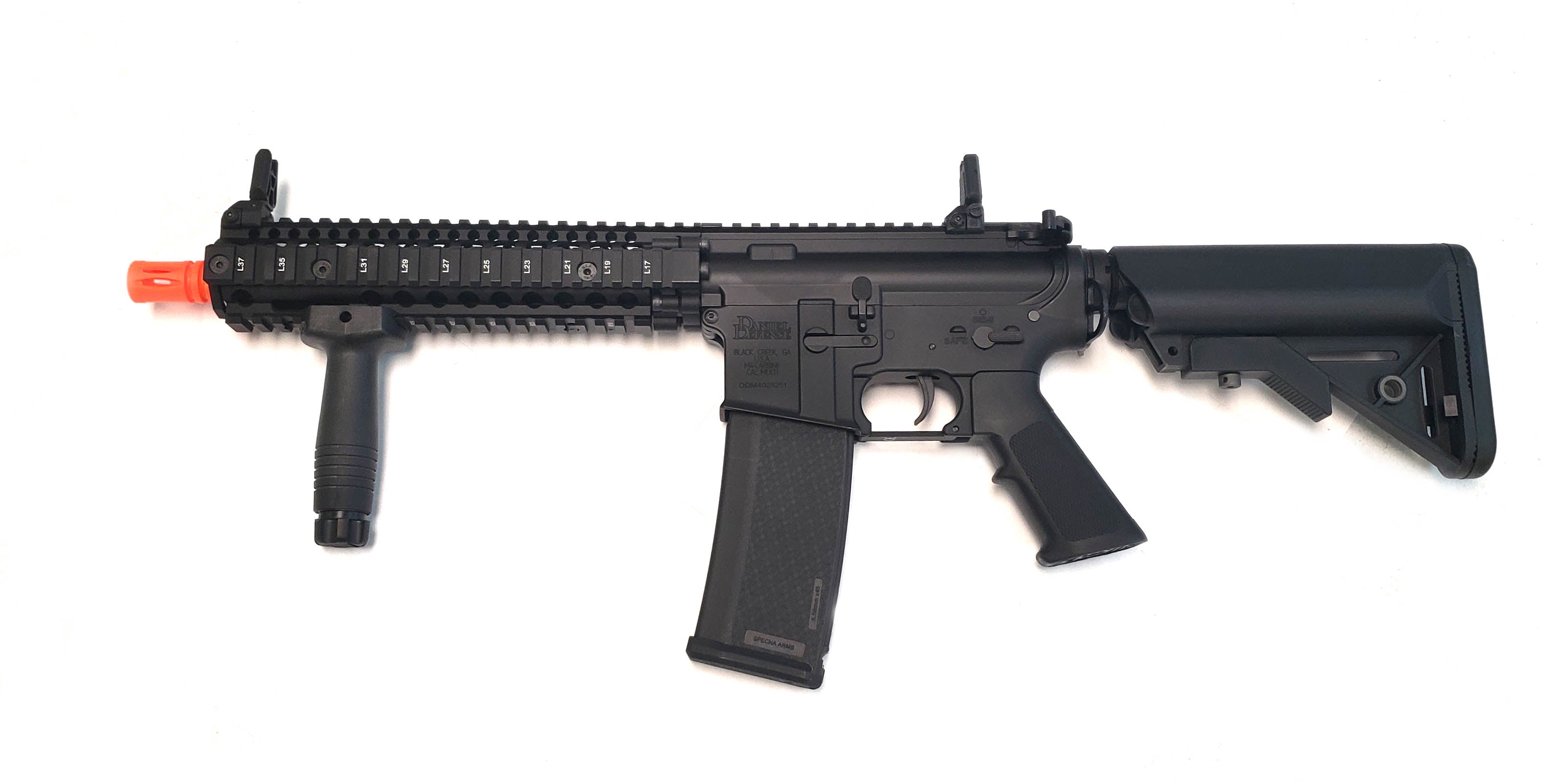 Helios Daniel Defense Licensed MK18 Full Auto AEG Airsoft Rifle - EDGE Black