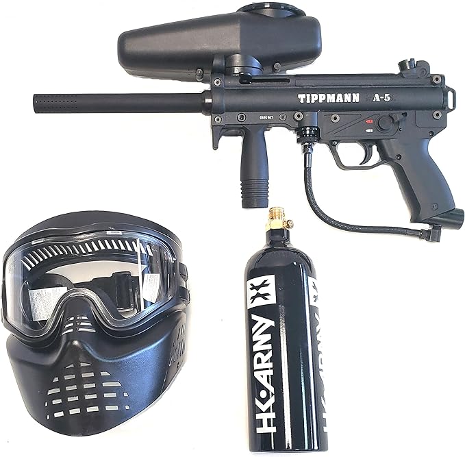 3Skull Tippmann A-5 Paintball Gun Package .68 Caliber Marker Set