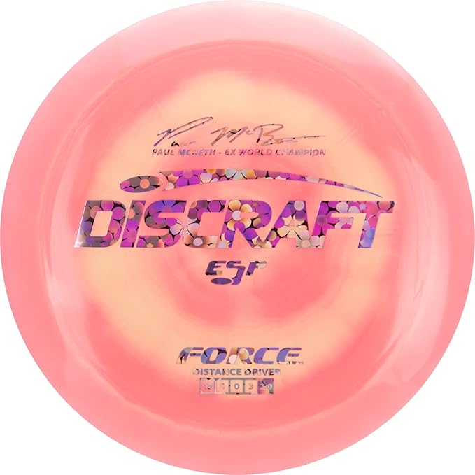 Discraft ESP Force Paul McBeth 6X Signature Series 173-174 Gram Golf Disc