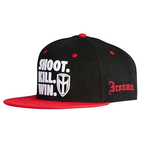 Dye HAT SNAP IM SKW Black/RED SNAP Back