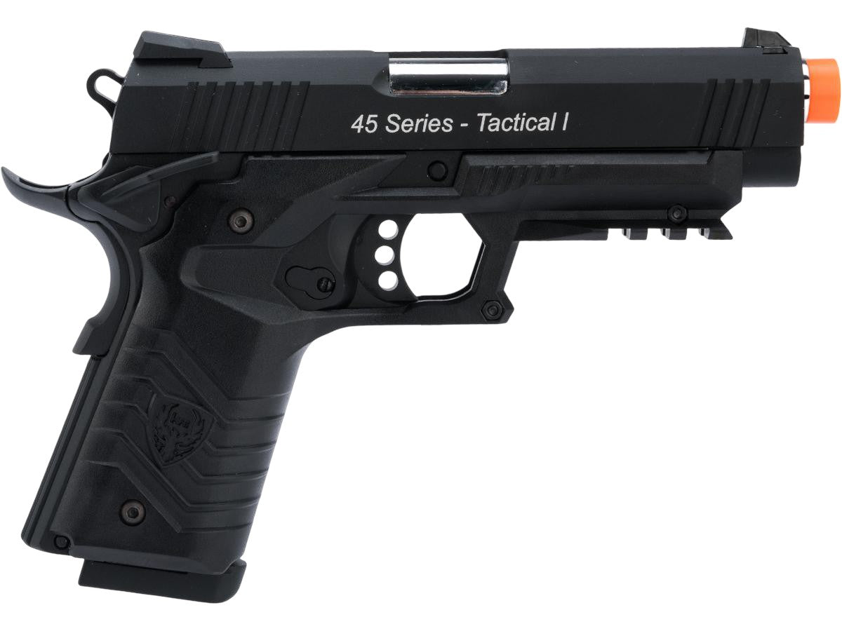 HFC Tactical 45 1911 Gas Blowback Airsoft Pistol (Color: Black)