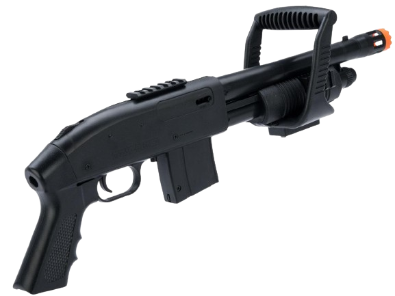 Mossberg Licensed M590 Chainsaw Airsoft Shotgun by Cybergun (Color: Black)