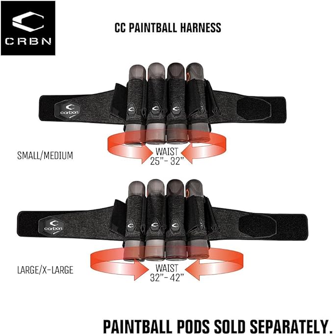 Carbon Paintball CC Pod Harness Pack - 5+8 - Camo