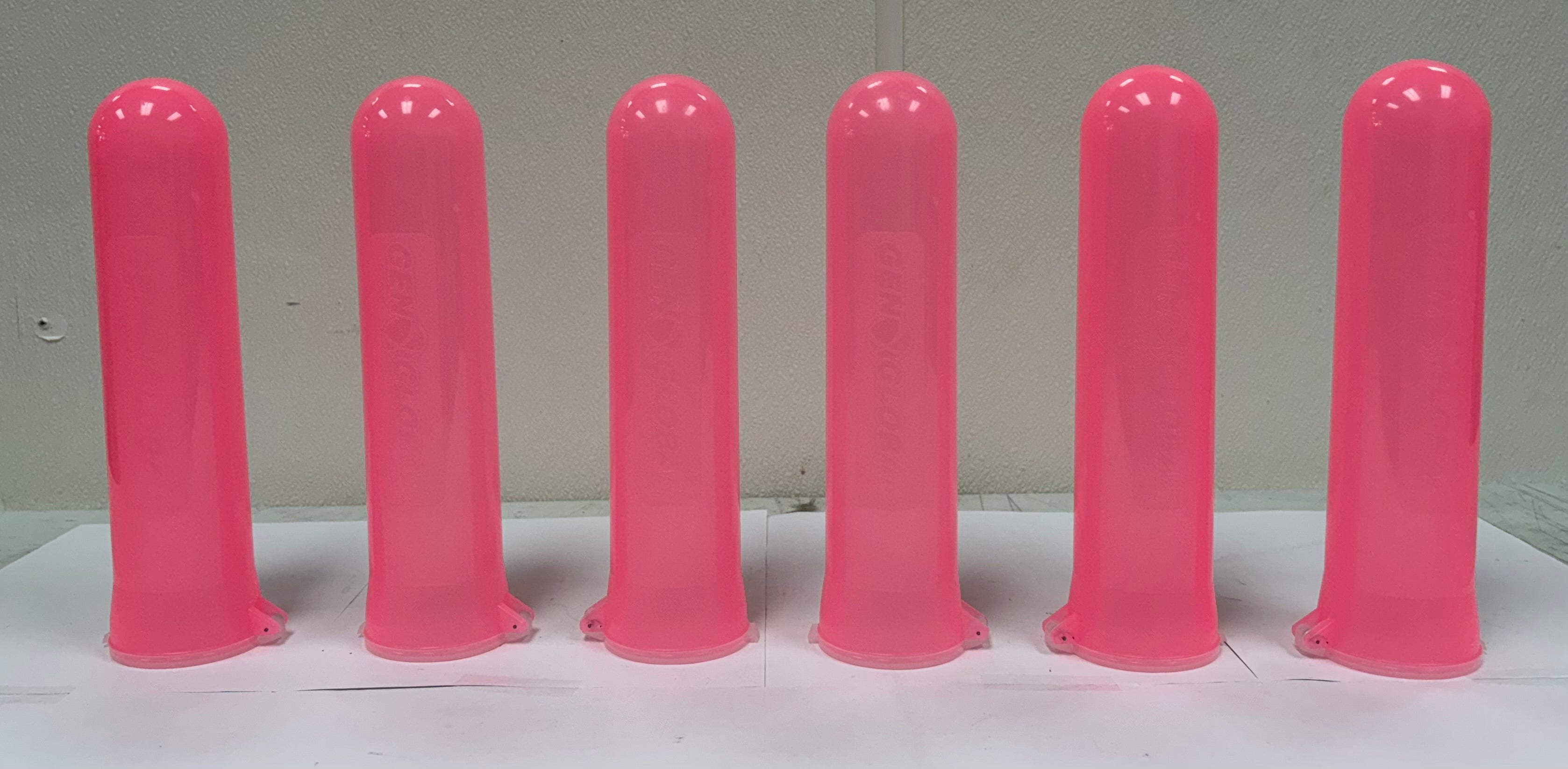 GXG Pink Heavy Duty 140rd Paintball Pods - 6 Pack