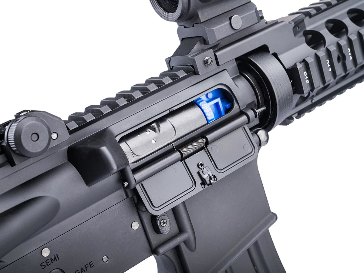 Cybergun Colt Lic M4 AEG Airsoft Rifle w/ E-Shooter MOSFET by E&C (M4A1 CQB/BLK)