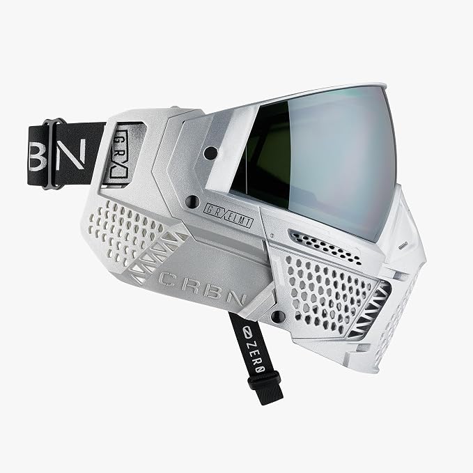 CRBN Paintball Zero GRX Goggle - More Coverage (ELMT Silver)