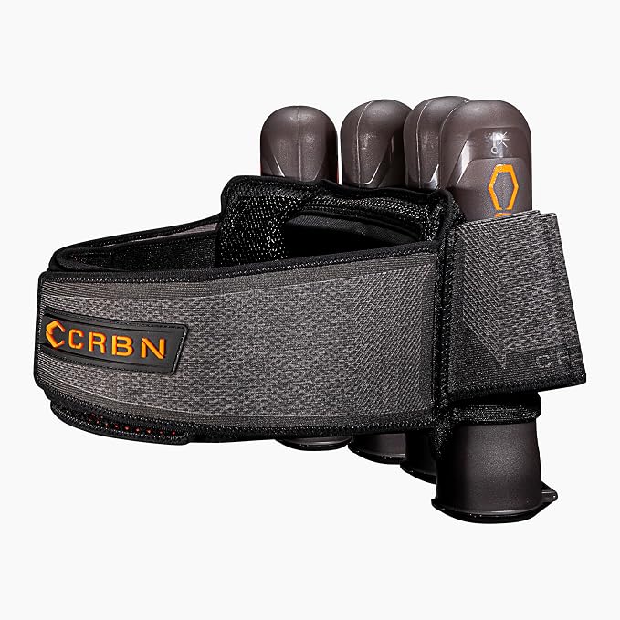 CRBN Paintball SC Harness 4 Pack Black [ Tight Fitting ] [ Large/X Large ]