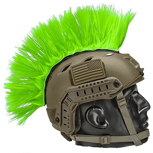 Evike Matrix Tacti-Cool Airsoft/Paintball Helmet Crest Mohawk - Green - (50016)