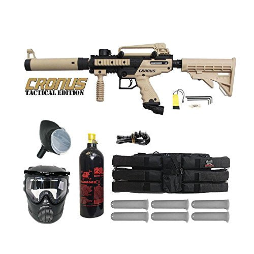 Tippmann Cronus Paintball Marker Gun Player Package Tactical Tan Edition