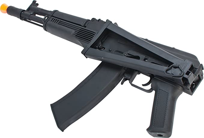 Evike Airsoft CYMA Sport Airsoft AK105 AEG Rifle w/Steel Folding Stock Gun Only