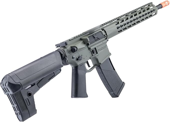 Krytac Full Metal Trident MKII PDW Airsoft AEG Rifle (Color: Foliage Green)