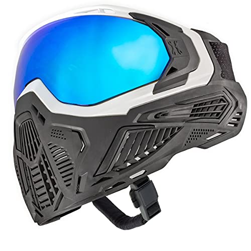 HK Army SLR Face Mask Goggle with Thermal Anti Fog HD Pure Lens System for Paintball and Airsoft (Tide)