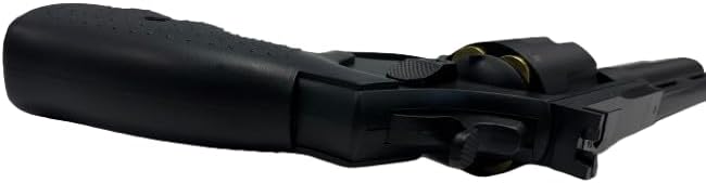 Valken Infinity 357 Airsoft Revolver Pistol w/ 6 Cartridges - Green Gas Gun in Black