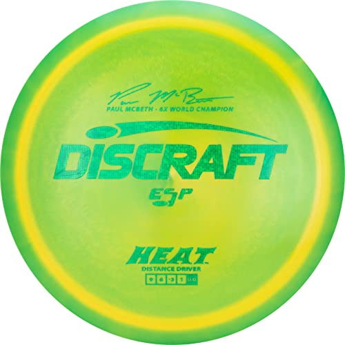 Discraft ESP Heat Paul McBeth 6X Signature Series 167-169 Gram Distance Driver Golf Disc