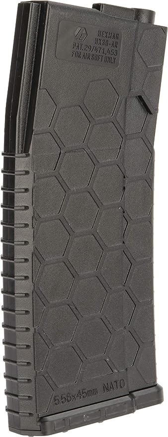 Evike Hexmag Airsoft Magazines for M4 / M16 Series Airsoft AEG Rifles - Mid Caps and Flashmags