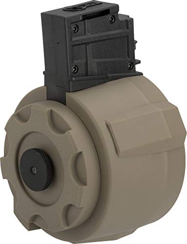 Evike Airsoft - Angel Custom Thunderstorm 1500rd Electric Winding Drum Magazine