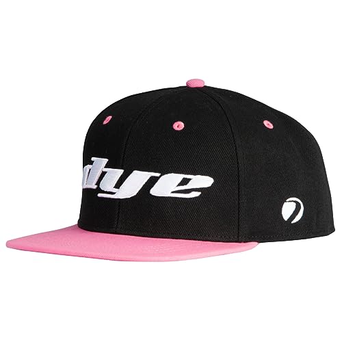 Dye HAT Logo LRG SNAP Back-8 Colors (Black/Rose)