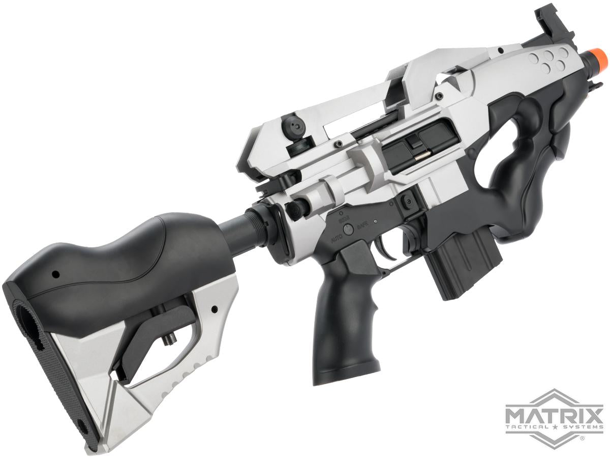 IKAZUCHI Type-0 Mid-Range Battle Rifle Airsoft AEG - Black White