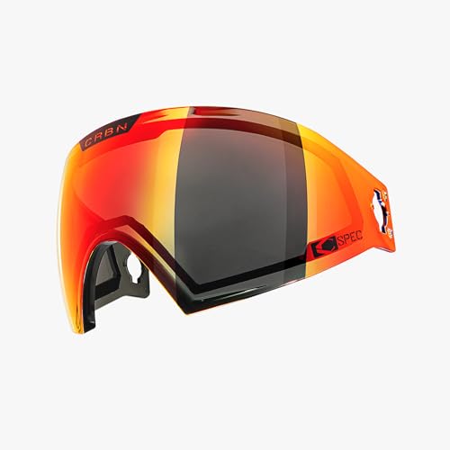 CRBN Paintball Zero Goggle Highlight Lens [ Compatible with Zero Goggle ] [ Grey - Red Mirror ]
