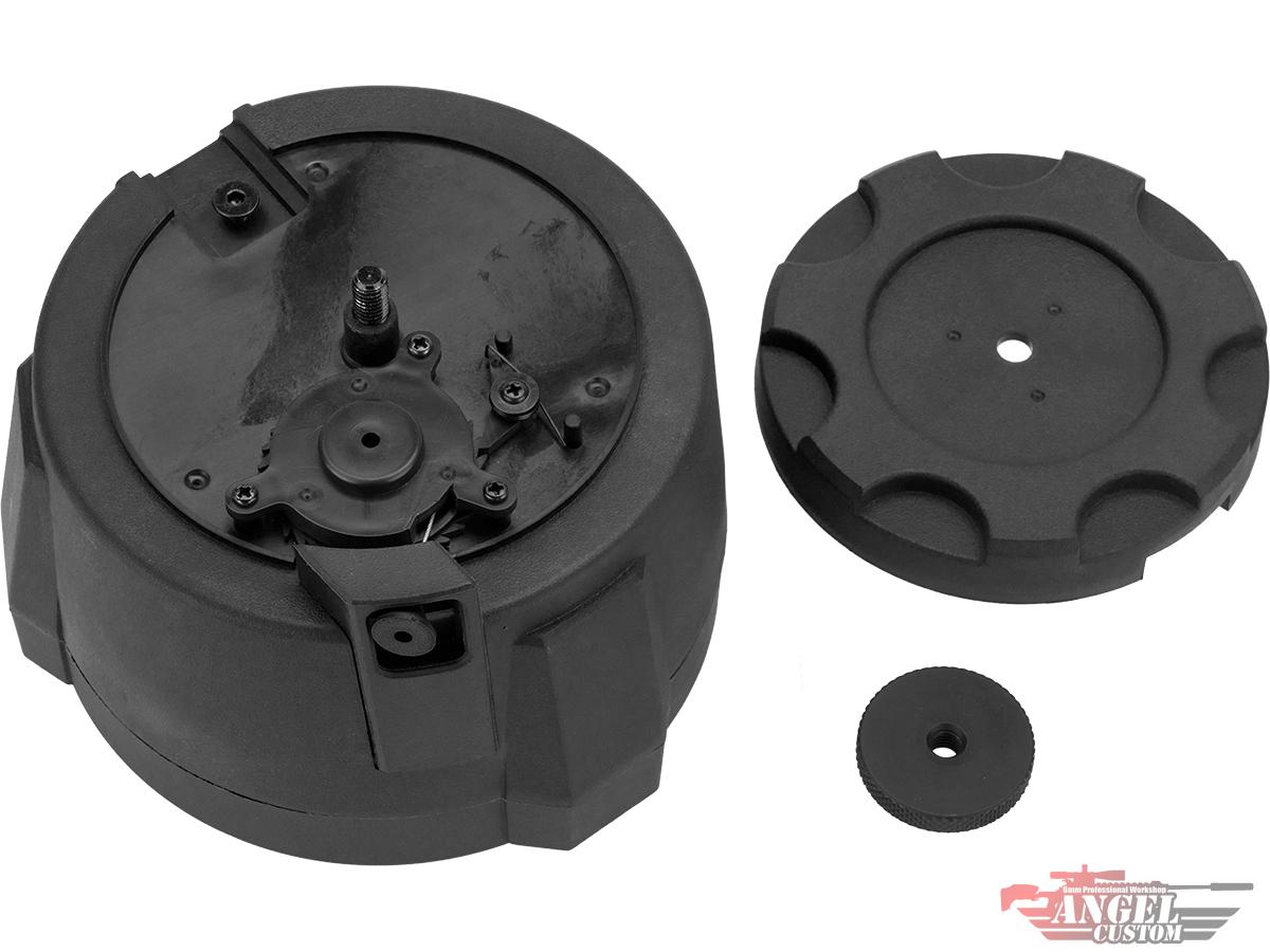 Angel Custom 1500 Round Firestorm Airsoft AEG Drum Flashmag (Body Only / Black )