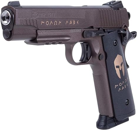SIG SAUER 1911 Spartan CO2 4.5mm Steel BB CaliberSemi-AutoAirPistol w/16rdBB Mag