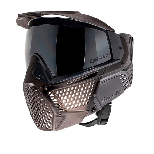 CRBN Paintball Zero Pro Goggle [Two Lens+Visor+Case ](Graphite, More Coverage)