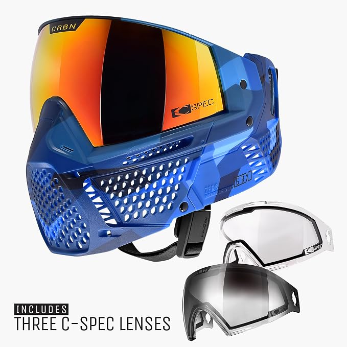 CRBN Paintball Zero GRX Goggle - Less Coverage (MODCAM Abyss)