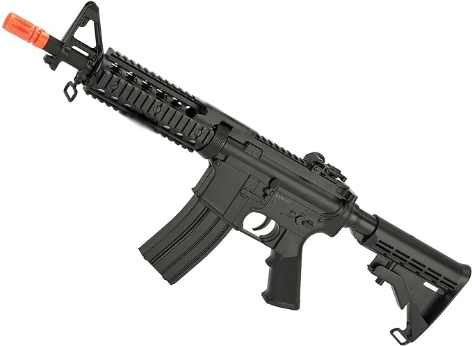 Evike Airsoft - CYMA AEG Mag Compatible Full Size Airsoft M4 Spring Powered Rifle (Model: RAS-II)