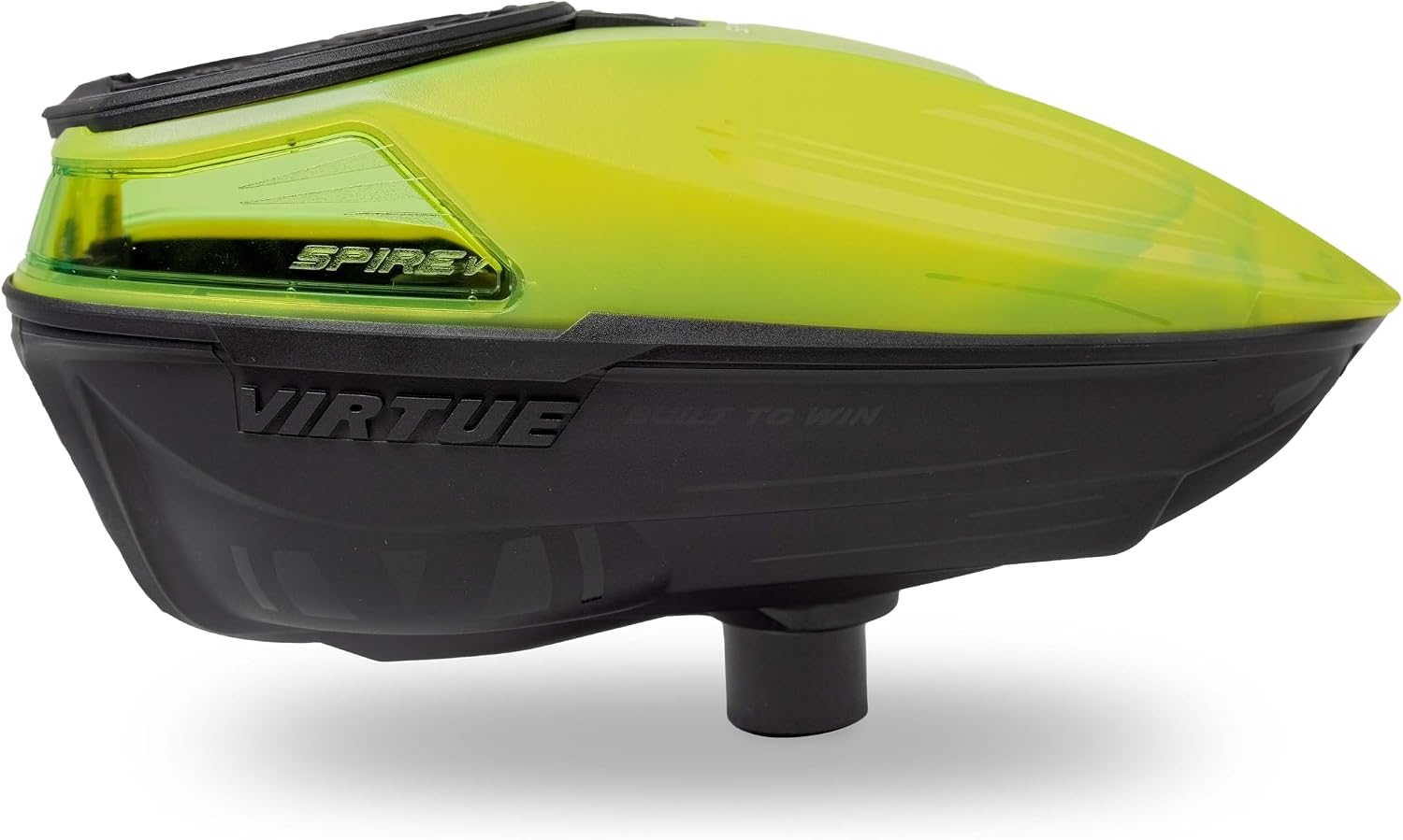 VIRTUE Spire V Loader Paintball Hopper 230 Rd Capacity Dust Crystal (Acid Black)