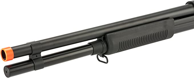 Evike CYMA M870 3-Round Burst Multi-Shot Shell Airsoft Shotgun (FullStock Metal)