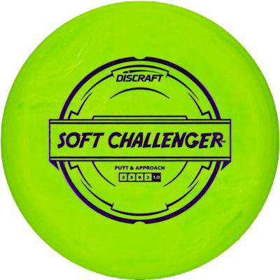 Discraft Putter Line Soft Challenger Putt and Approach Golf Disc 167-169g