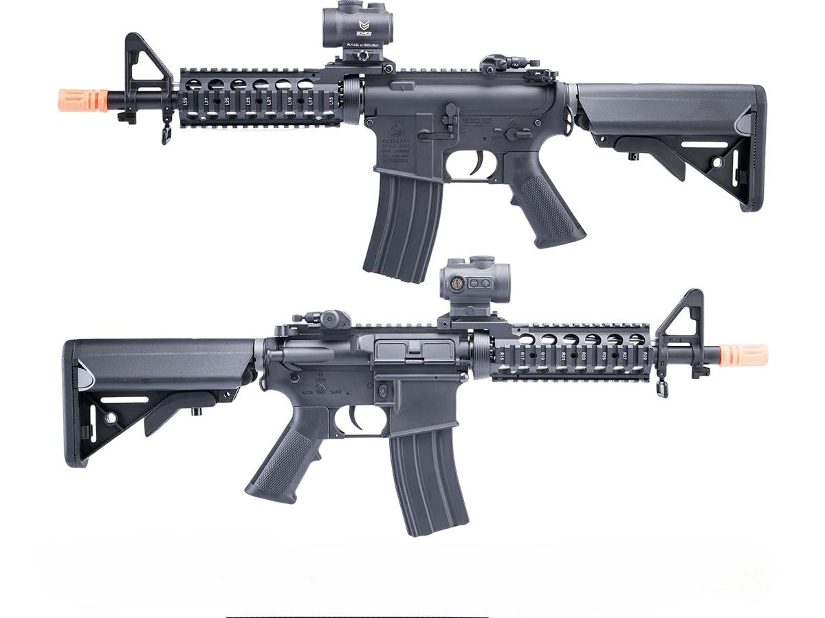 Cybergun Colt Lic M4 AEG Airsoft Rifle w/ E-Shooter MOSFET by E&C (M4A1 CQB/BLK)