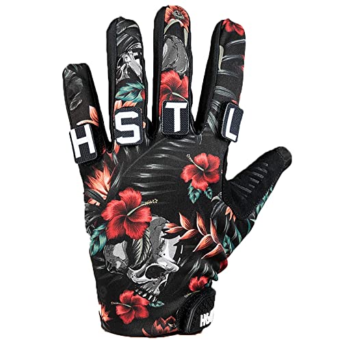 HK ArmyFreelineKnucklezCustomPaintballGloves-TropicalSkull-MdUsed