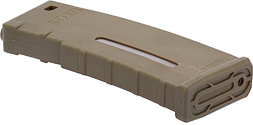 EvikeAirsoft-BAMF 190rd PolymerMidCapMag for M4/M16 Airsoft AEG Rifles(Tan/10Pk)