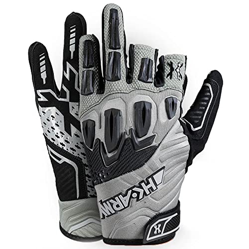 HK Army Hardline Armored Paintball Gloves -Graphite - Medium