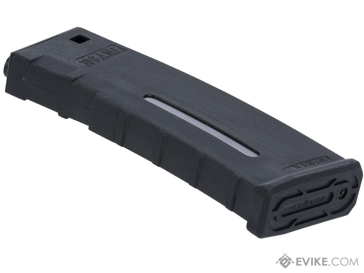 Evike BAMF Polymer Airsoft Mag Mid-Cap 190rd Airsoft M4 AEG (Black/Single)