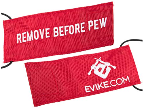 Evike Airsoft - Tactical Airsoft Barrel Cover w/Bungee Cord - Remove Before Pew