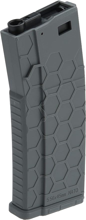 Evike Hexmag Airsoft Magazines for M4 / M16 Series Airsoft AEG Rifles - Mid Caps and Flashmags