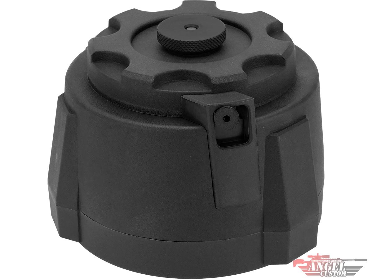 Angel Custom 1500 Round Firestorm Airsoft AEG Drum Flashmag (Body Only / Black )
