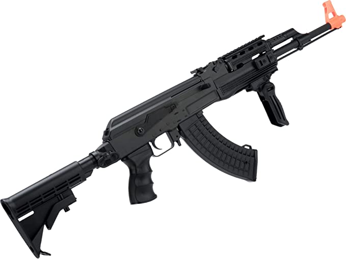 Evike Airsoft - CYMA Sport Airsoft Tactical AK AEG with Retractable Stock