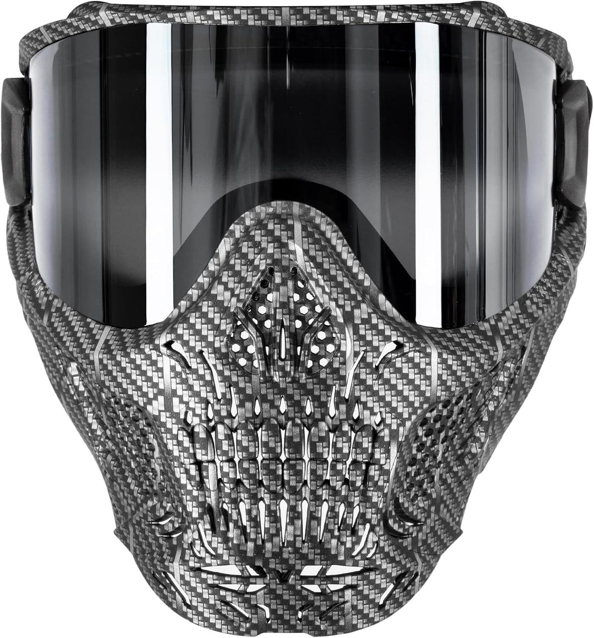 HK Army HSTL Skull Paintball Goggle / Airsoft Mask (Machine Silver Chrome)