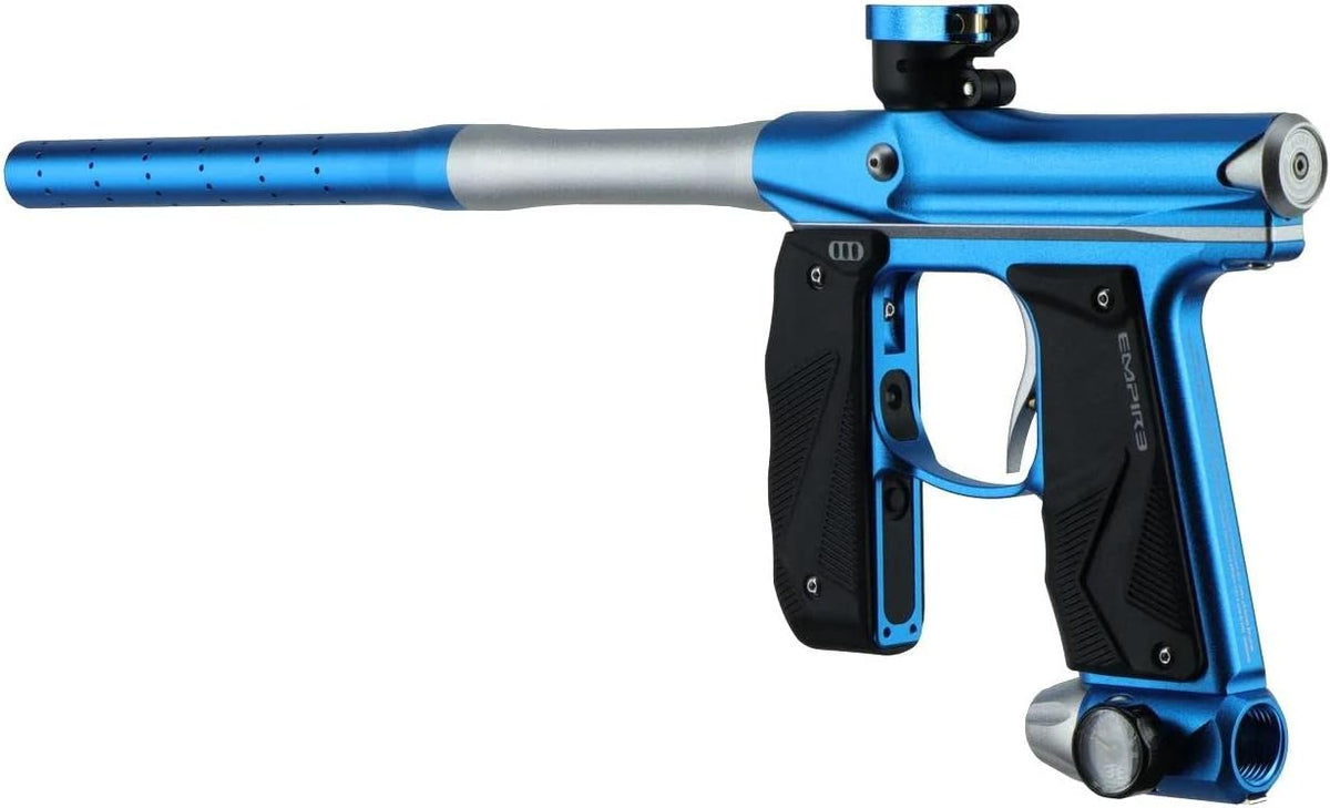 Empire Mini GS Paintball Gun w/ 2 Piece Barrel - Dust Blue / Dust Silver (17385)