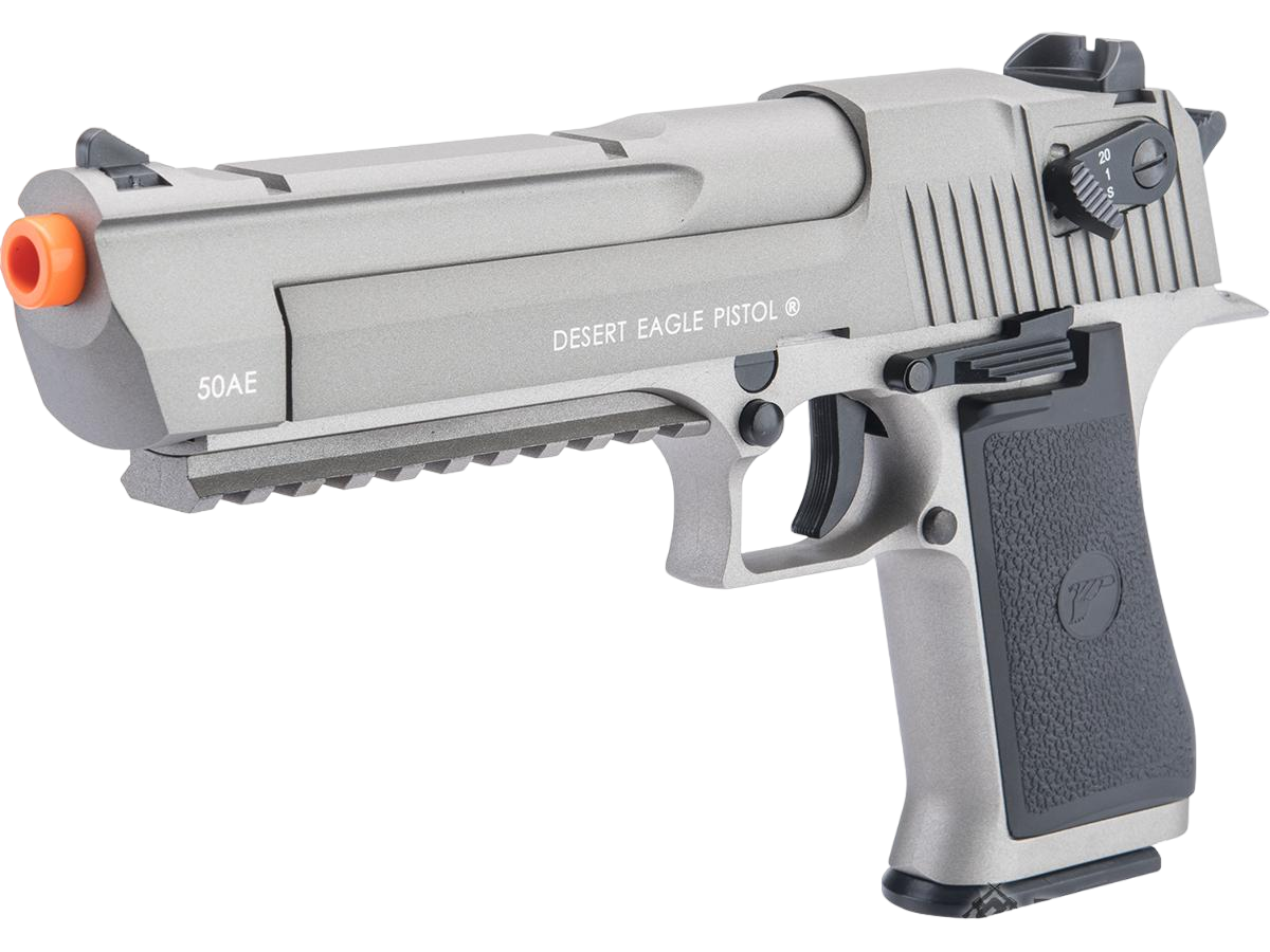 Magnum Research Select Fire Desert Eagle CO2 Gas Blowback Airsoft Pistol Silver