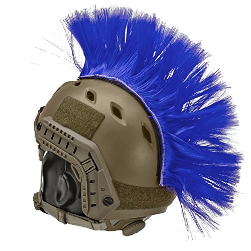 Evike Matrix Tacti-Cool Airsoft/Paintball Helmet Crest Mohawk - Blue - (50015)