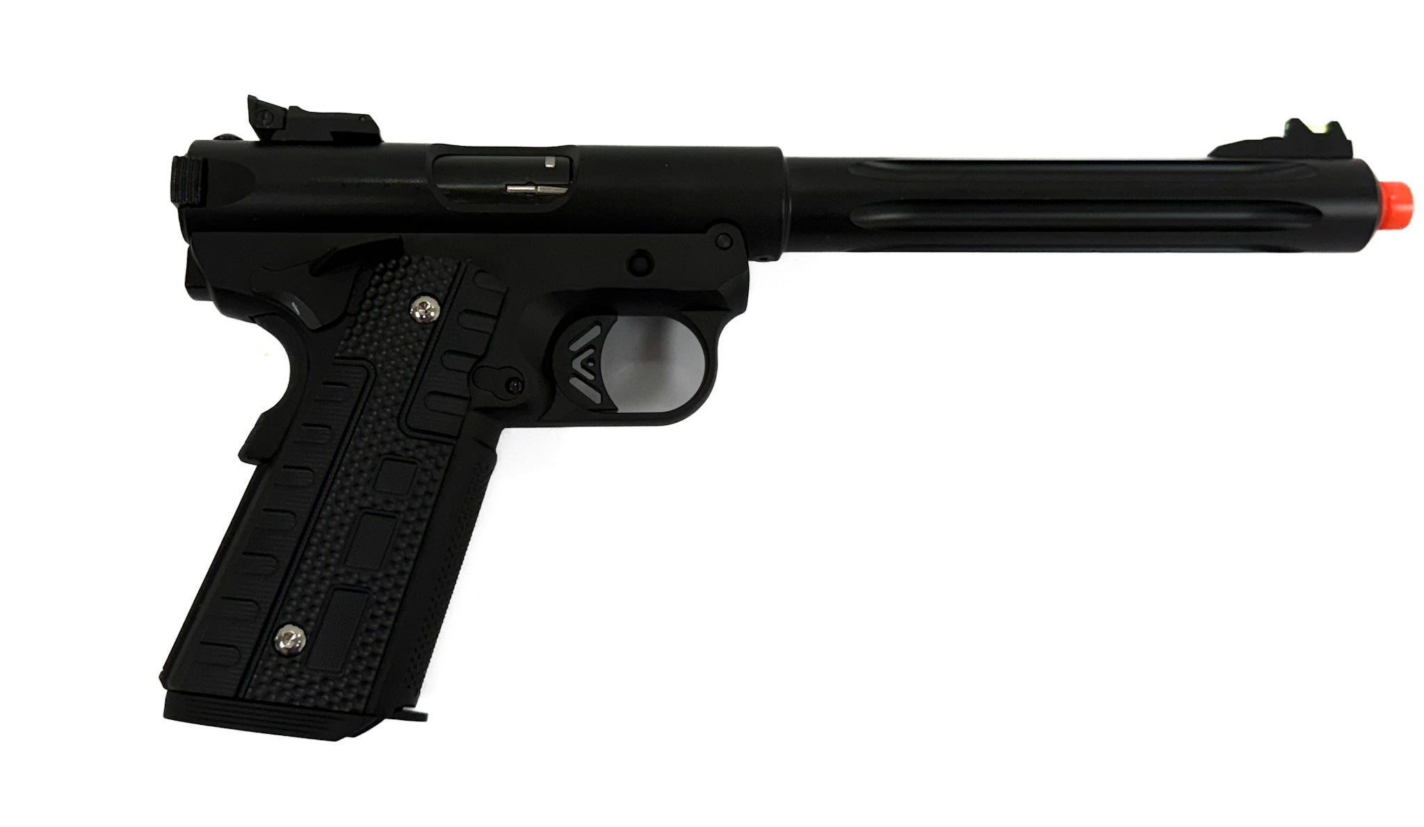 WE-Tech Galaxy 1911 Gas Blowback Airsoft Pistol(Black/Black/Premium Long Barrel)